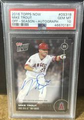 Mike Trout [Autograph] #OS31B Baseball Cards 2016 Topps Now Off Season Prices
