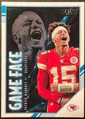 Patrick Mahomes [Game Face] #GF-PM Football Cards 2020 Panini Score Game Face Prices
