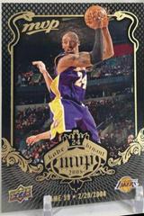 Bryant #KB-59 Basketball Cards 2008 Upper Deck MVP Kobe Prices