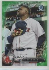 David Ortiz [Green Refractor] Baseball Cards 2017 Bowman Chrome Prices