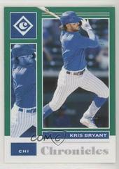 Kris Bryant [Green] #5 Baseball Cards 2021 Panini Chronicles Prices