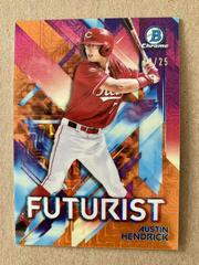 Austin Hendrick [Orange Refractor Mega Box Mojo] #FUT-AH Baseball Cards 2021 Bowman Chrome Futurist Prices