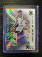 Giannis Antetokounmpo [Silver] #6 Basketball Cards 2022 Panini Select Unstoppable Prices