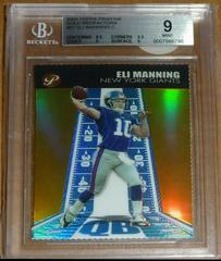 Eli Manning [Gold Refractor] #87 Football Cards 2004 Topps Pristine Prices