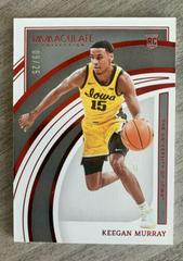 Keegan Murray [Red] #16 Basketball Cards 2022 Panini Immaculate Collection Collegiate Prices
