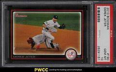 Derek Jeter #190 Baseball Cards 2010 Bowman Prices