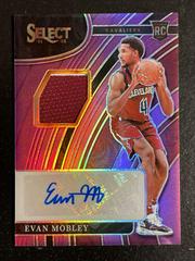 Evan Mobley [Purple Prizm] Basketball Cards 2021 Panini Select Rookie Jersey Autographs Prices