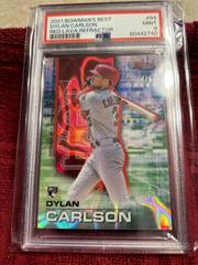 Dylan Carlson [Red] #35 Baseball Cards 2021 Bowman Prices