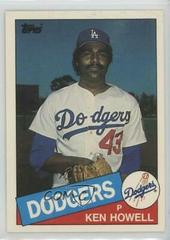 Ken Howell #58T Baseball Cards 1985 Topps Traded Prices