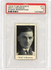 Wilf L'Heureux [Stamp Redemption] Hockey Cards 1923 V128 Paulin's Prices