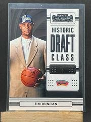 Tim Duncan #3 Basketball Cards 2022 Panini Contenders Historic Draft Class Prices