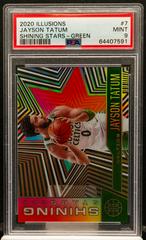 Jayson Tatum [Green] #7 Basketball Cards 2020 Panini Illusions Shining Stars Prices