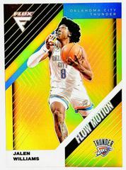Jalen Williams [Gold] #1 Basketball Cards 2022 Panini Flux Flow Motion Prices