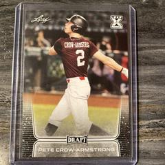 Pete Crow Armstrong #41 Baseball Cards 2020 Leaf Draft Prices