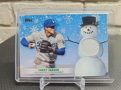 Corey Seager #WRC-CS Baseball Cards 2021 Topps Holiday Mega Box Relics Prices