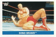 Dino Bravo #12 Wrestling Cards 1991 WWF Superstars Stickers Prices