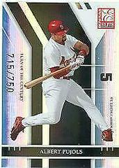 Albert Pujols [Turn of the Century] #143 Baseball Cards 2004 Donruss Elite Prices
