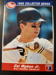 Cal Ripkin Jr Baseball Cards 1992 Post Cereal Prices