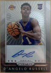 D'Angelo Russell #DRS Basketball Cards 2015 Panini Prizm Autographs Prices