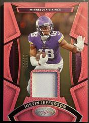 Justin Jefferson [Pink] #MMPE-15 Football Cards 2023 Panini Certified Materials Mirror Prices