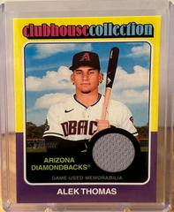 Alek Thomas #CCR-AT Baseball Cards 2024 Topps Heritage Clubhouse Collection Relic Prices