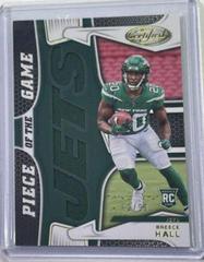 Breece Hall #PG-BH Football Cards 2022 Panini Certified Piece of the Game Prices