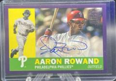 Aaron Rowand [Purple] Baseball Cards 2022 Topps Archives 1960 Fan Favorites Autographs Prices