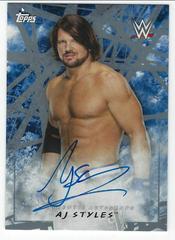 AJ Styles [Silver] #A-AS Wrestling Cards 2018 Topps WWE Road To Wrestlemania Autographs Prices