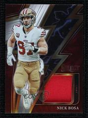 Nick Bosa [White] #SP-46 Football Cards 2022 Panini Select Sparks Relics Prices