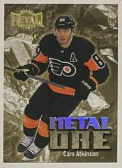 Cam Atkinson [Gold] #MO-18 Hockey Cards 2022 Skybox Metal Universe Ore Prices