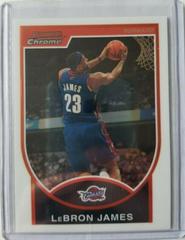 LeBron James Basketball Cards 2007 Bowman Chrome Prices
