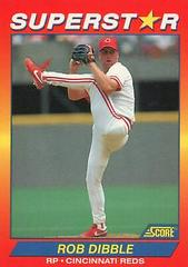 Rob Dibble #41 Baseball Cards 1992 Score Superstars Prices