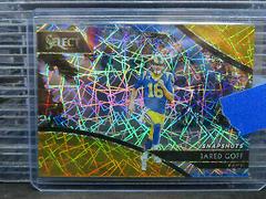 Jared Goff [Gold Prizm] Football Cards 2018 Panini Select Snapshots Prices