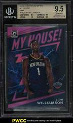 Zion Williamson [Pink] Basketball Cards 2019 Panini Donruss Optic My House Prices