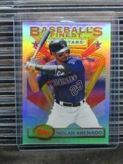 Nolan Arenado [Refractor] #101 Baseball Cards 2020 Topps Finest Flashbacks Prices