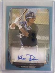 Khris Davis [Blue] Baseball Cards 2013 Bowman Prospect Retail Autograph Prices