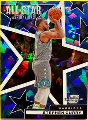 Stephen Curry [Blue Ice] #6 Basketball Cards 2021 Panini Contenders Optic All Star Aspirations Prices