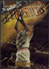 Alonzo Mourning [Refractor w/ Coating] #166 Basketball Cards 1997 Finest Prices