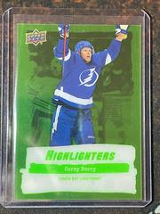 Corey Perry [Green] #HL-23 Hockey Cards 2022 Upper Deck Highlighters Prices