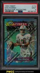 Dan Marino [Refractor w/ Coating] #170 Football Cards 1995 Topps Finest Prices