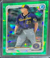 Aaron Ashby [Green] #BD-186 Baseball Cards 2020 Bowman Draft Prices