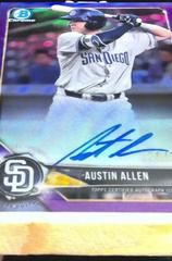 Austin Allen [Purple Refractor] #BCPA-AAL Baseball Cards 2018 Bowman Chrome Prospects Autographs Prices