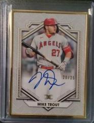Mike Trout Baseball Cards 2022 Topps Definitive Autograph Collection Prices