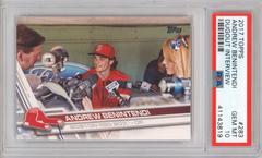 Andrew Benintendi [Dugout Interview] Baseball Cards 2017 Topps Prices