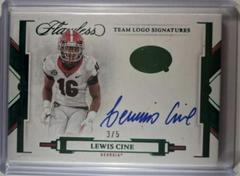 Lewis Cine [Autograph Emerald] Football Cards 2022 Panini Flawless Collegiate Prices