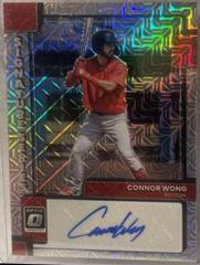 Connor Wong [Mojo] #SIGS-CW Baseball Cards 2022 Panini Donruss Optic Signature Series Prices