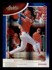 Bryce Harper [Spectrum Blue] Baseball Cards 2020 Panini Absolute Prices