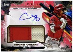 Shohei Ohtani [Red] #IAP-SO Baseball Cards 2023 Topps Inception Autograph Patch Prices