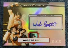 Wade Barrett [Autograph] #114 Wrestling Cards 2010 Topps Platinum WWE Prices