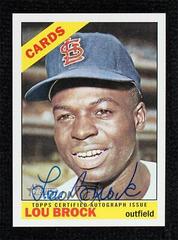 Lou Brock #LB Baseball Cards 2015 Topps Heritage Real One Autographs Prices